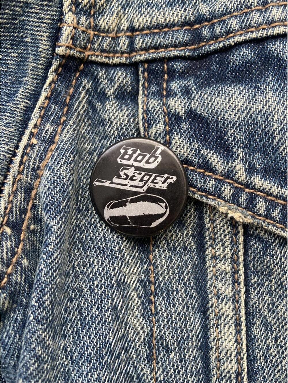 Bob Segar Pinback Vintage Button Pin Retro Vintage 90's Concert 1.25" Badge #132